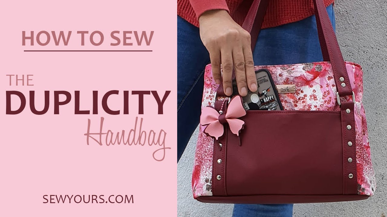 Sewing Tutorial How to Sew the Duplicity Handbag by Sew Yours