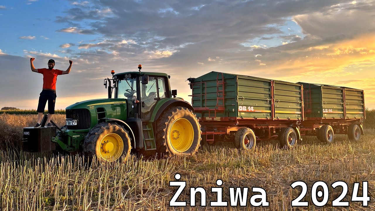 NASZE ŻNIWA RZEPAKOWE 😍 Burza zgoniła nas z pola
