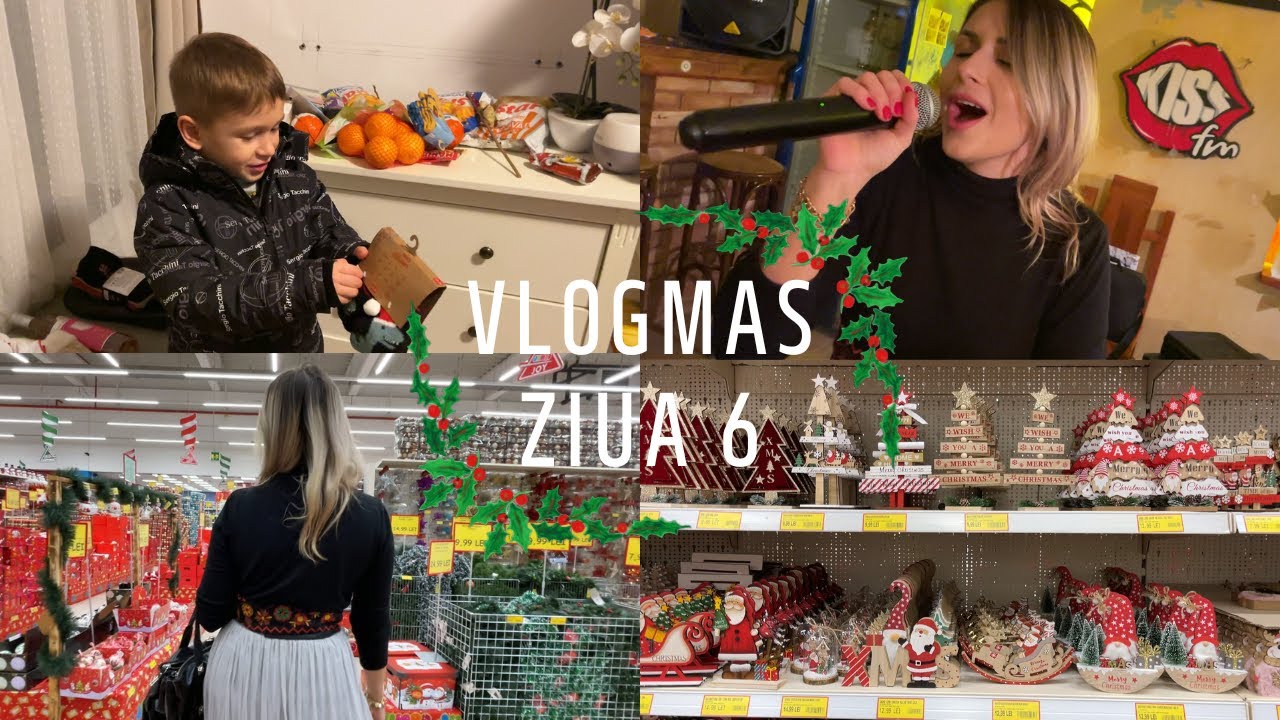 CAUTAM DECORATIUNI DE CRACIUN LA JUMBO SI TEDI / A VENIT MOS NICOLAE
