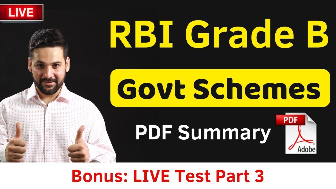 Government Schemes 2018 PDF Summary