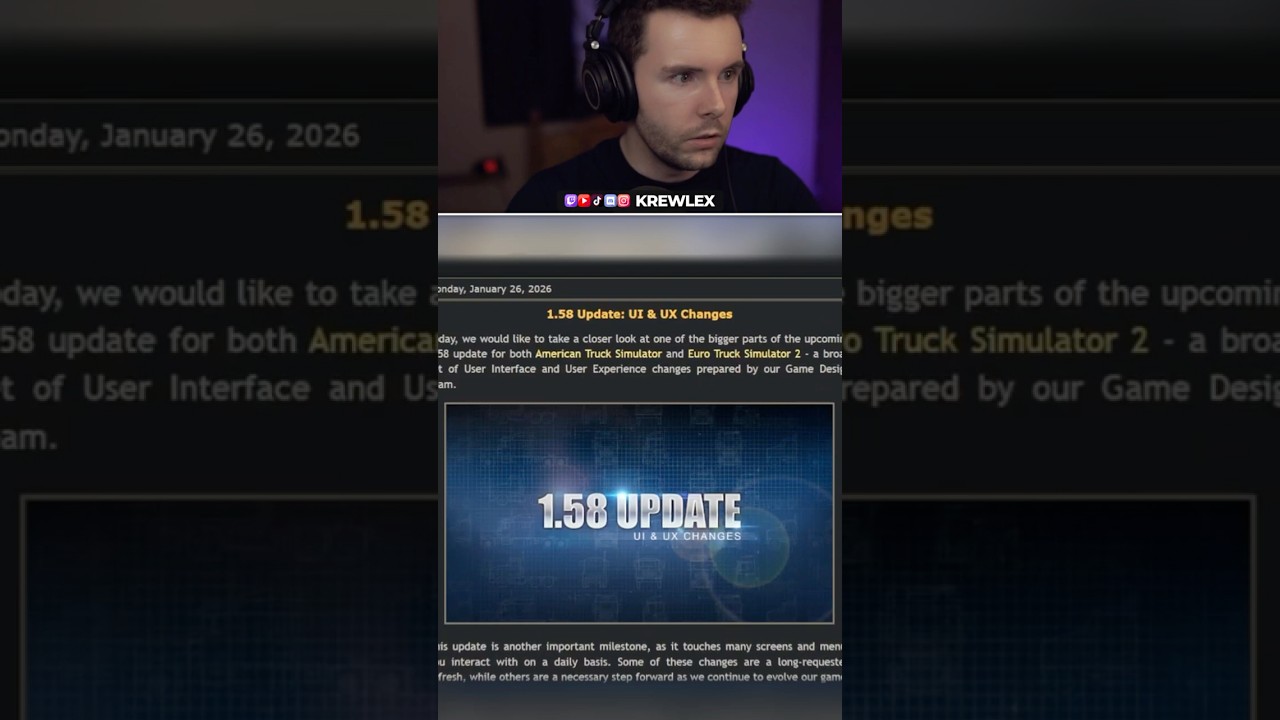 Upcoming Changes in ETS2 v1.58