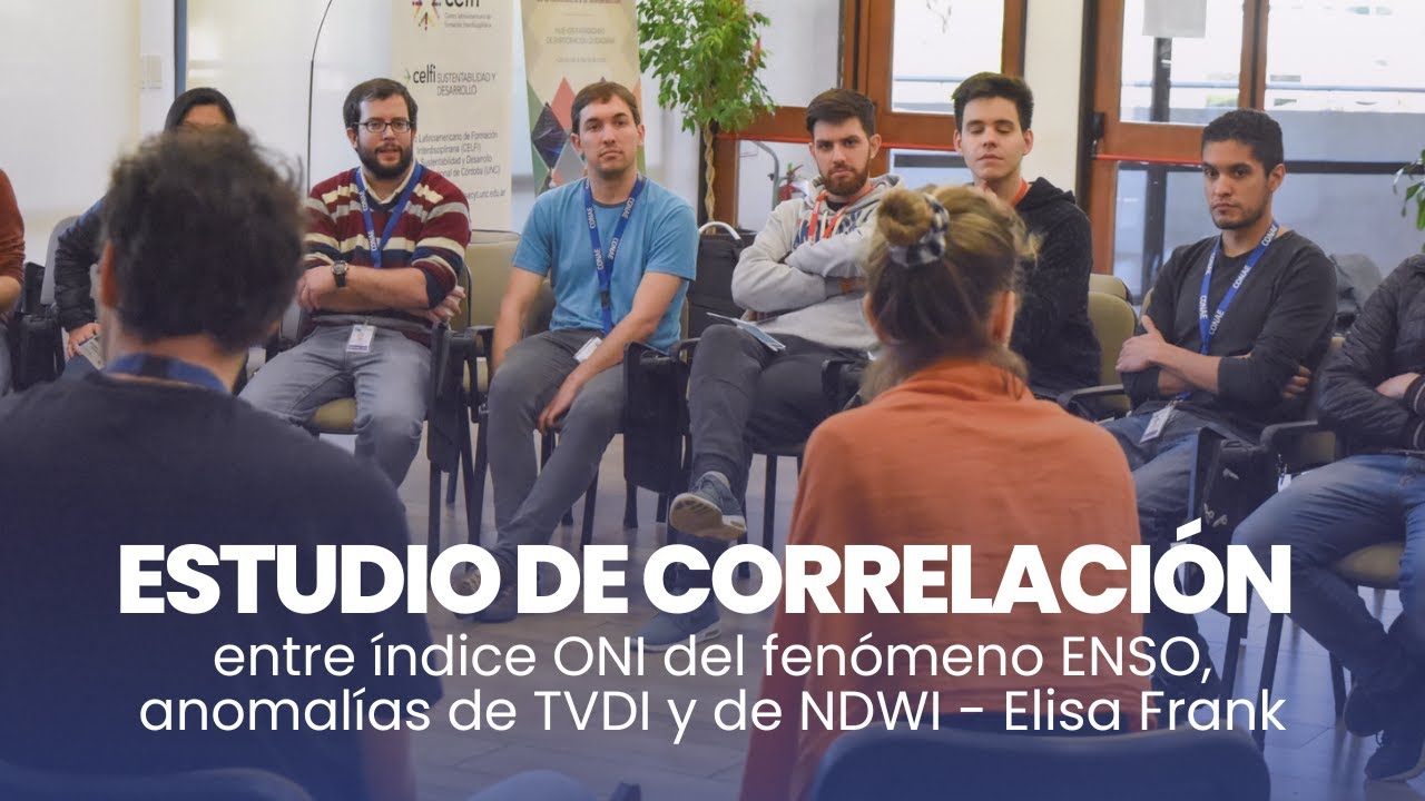 Estudio de correlación entre índice ONI del fenómeno ENSO, anomalías de TVDI y de NDWI - Elisa Frank