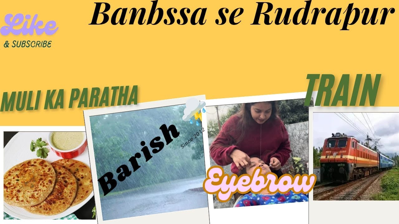 #आज बनायी आईब्रो #बनबसा से आयी रुद्रपुर🚌 #viralvideo #uttarakhand #trending #home #travling #vlog 