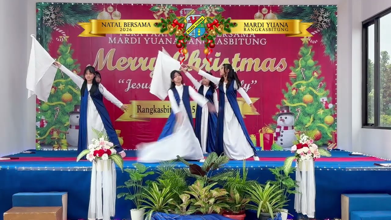 PENAMPILAN TARI SMP  ( WHAT A BEAUTIFUL NAME ) - NATAL BERSAMA MARDI YUANA RANGKASBITUNG