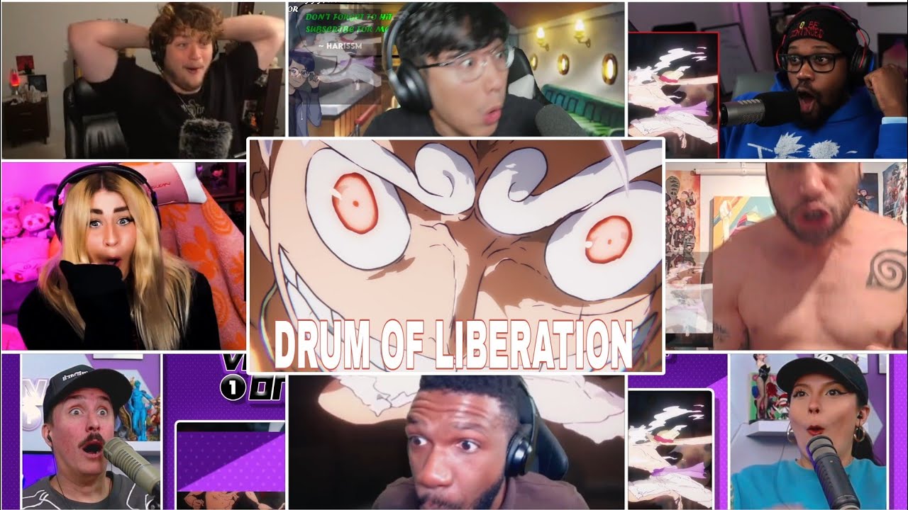 Warrior of Liberation!! Gear 5 Luffy vs Awakened Lucci Reaction Mashup - One Piece Episode 1100