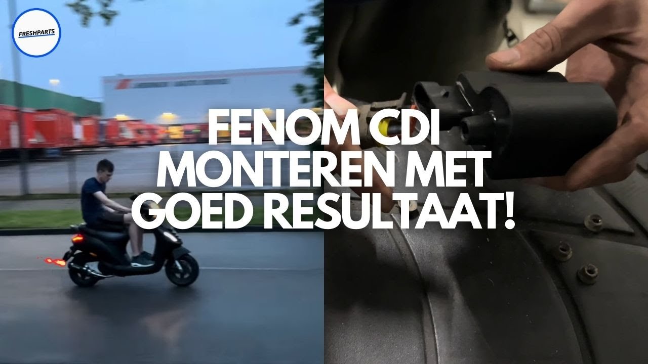 Fenom CDI Monteren Met Resultaat! | Piaggio Zip 4T2V | Fresh Parts