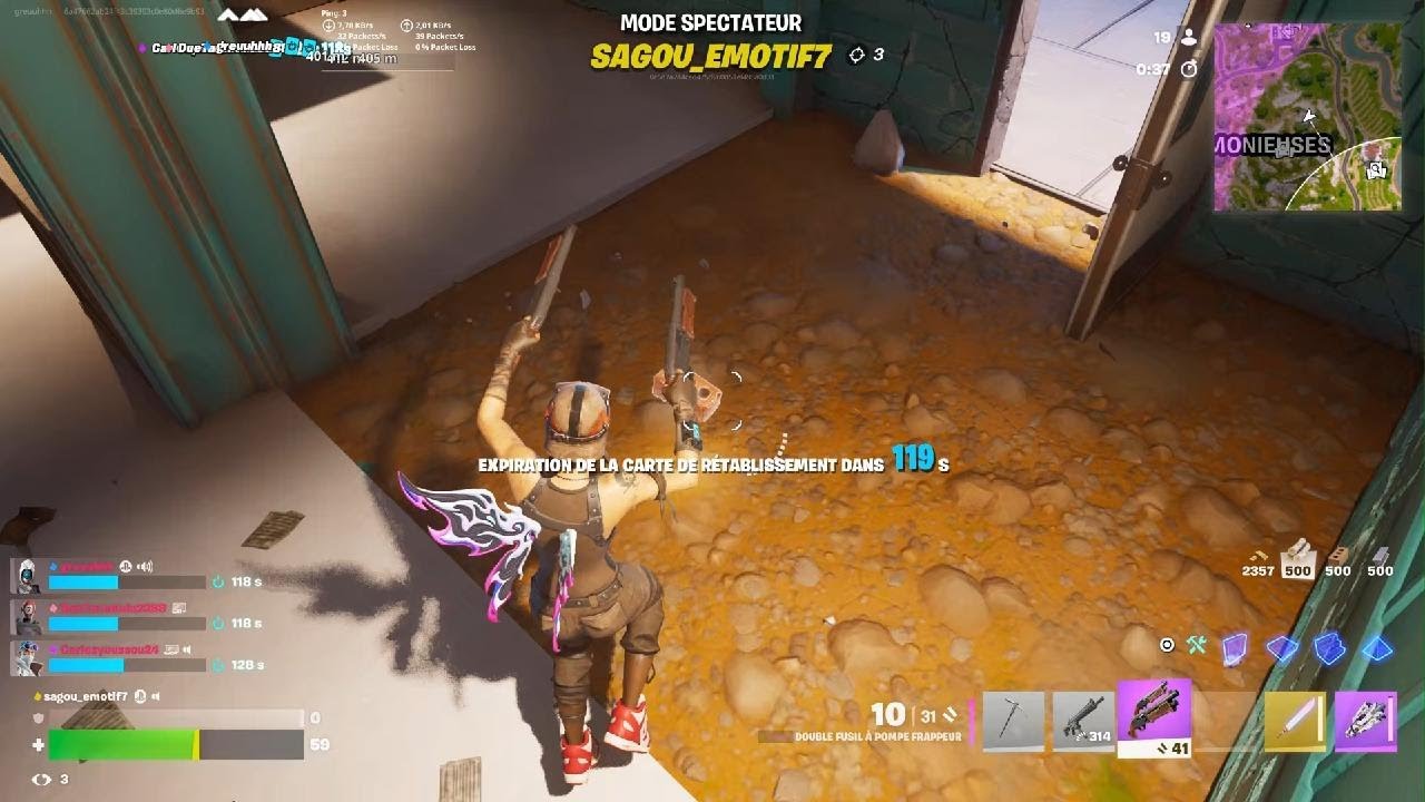 Fortnite avec mes potes