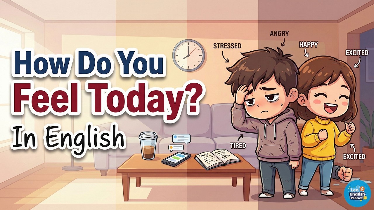 Как говорить о своих чувствах на английском языке | Ежедневные эмоции для начинающих (A1–A2)