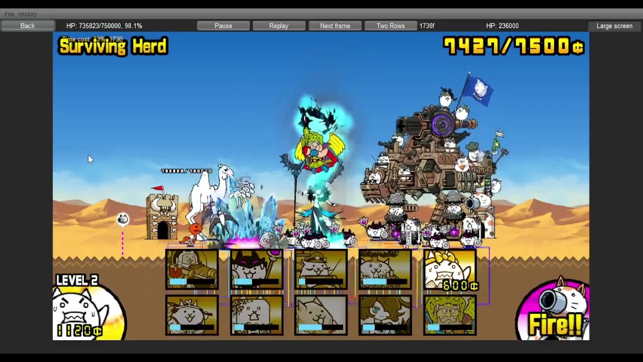 r/battlecats challenge (galapa-goth speedrun)