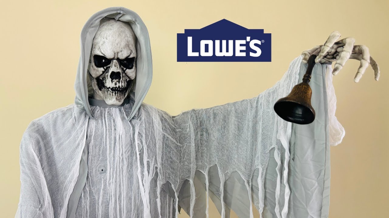 Bell-Ringer Ghost Animatronic 2025 Lowe’s Unboxing & Demo