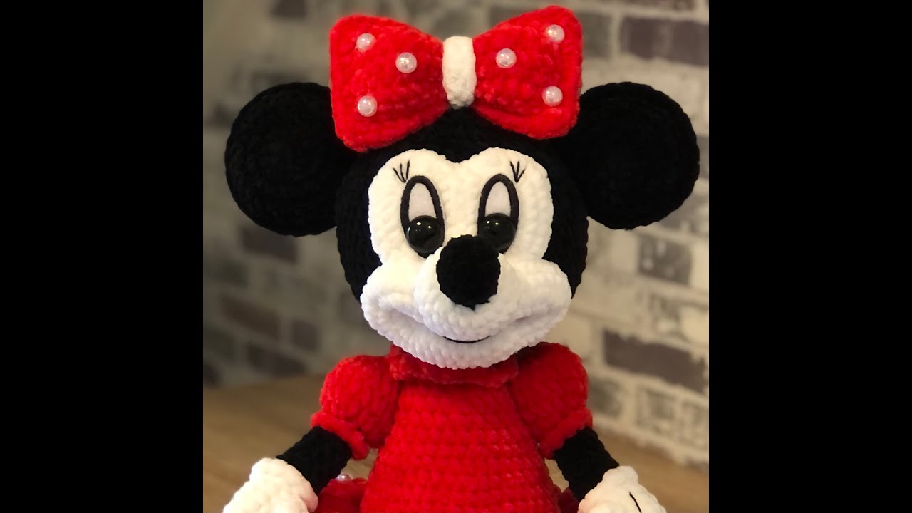 Мини  Маус  3 часть ( Моя авторская работа)knitted mini mouse, mini ratón tejido, örme mini fare