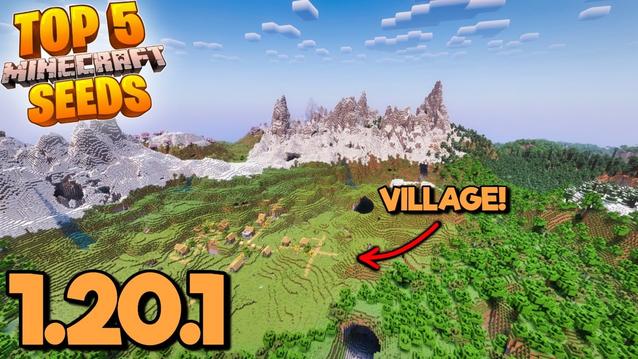 Top 5 COOL SEEDS for Minecraft 1.20.1! (Best Minecraft Trails & Tales Seeds Java & Bedrock)