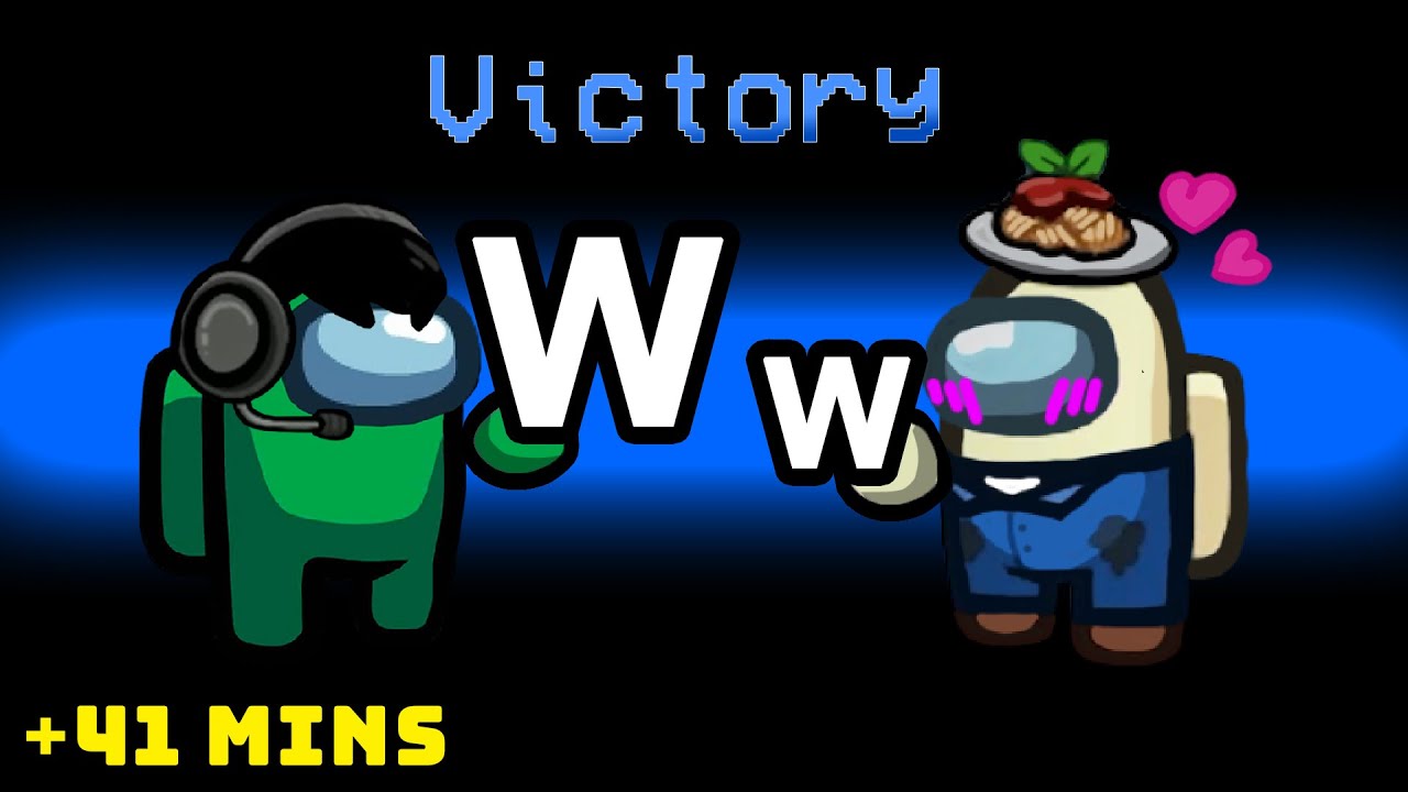Among Us but Jesus gave us the W