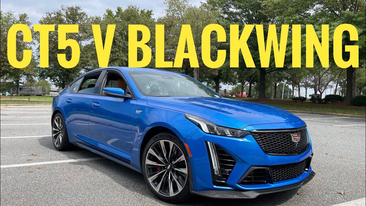 Это седан с максимальными характеристиками — Cadillac CT5 V Blackwing 2024 года — полный обзор и ...