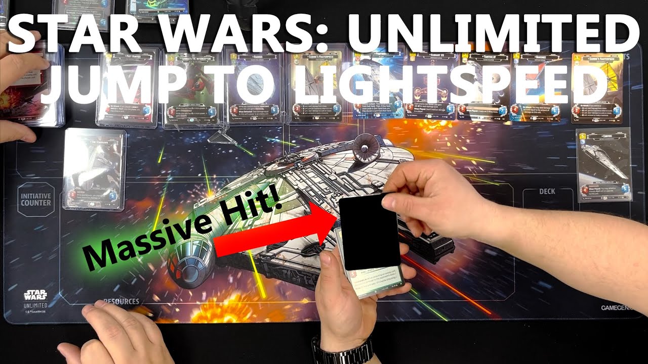 Star Wars Unlimited: Jump to Lightspeed Carbonite Opening! With Special Guest SHOWCASE HIT