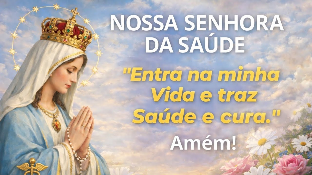 NOSSA SENHORA DA SAÚDE ENTRA NA MINHA VIDA E TRAZ CURA E SAÚDE. AMÉM 