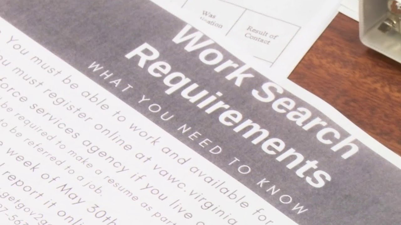 Job search requirements return for unemployment benefits