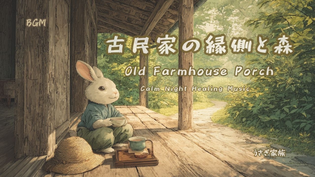 古民家の縁側と森｜木のぬくもりに包まれるケルト風ヒーリングBGM　Old Farmhouse Porch | Calm Night Healing Music for Inner Stillness