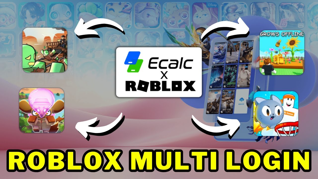 AKU COBAIN CLOUD PHONE ECALC DI ROBLOX, BISA LANGSUNG MULTI LOGIN GAME ROBLOX #ecalc #multilogin