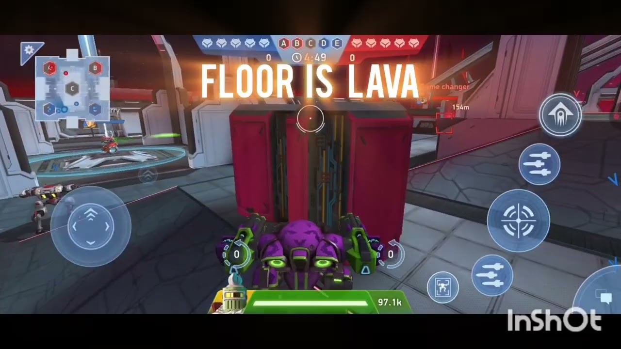The floor is lava! I worked really hard getting a maxed out lancer and charge 8 s..