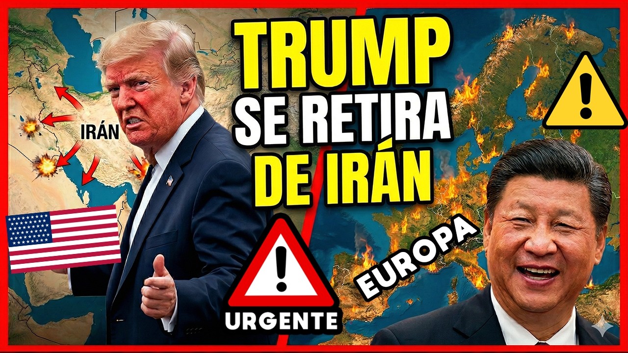 TRUMP SE RETIRA DE IR&Aacute;N 🚨 LO CONFIRM&Oacute; ⚠️ Jugada Estados Unidos: pierde Europa, gana China e Ir&aacute;n