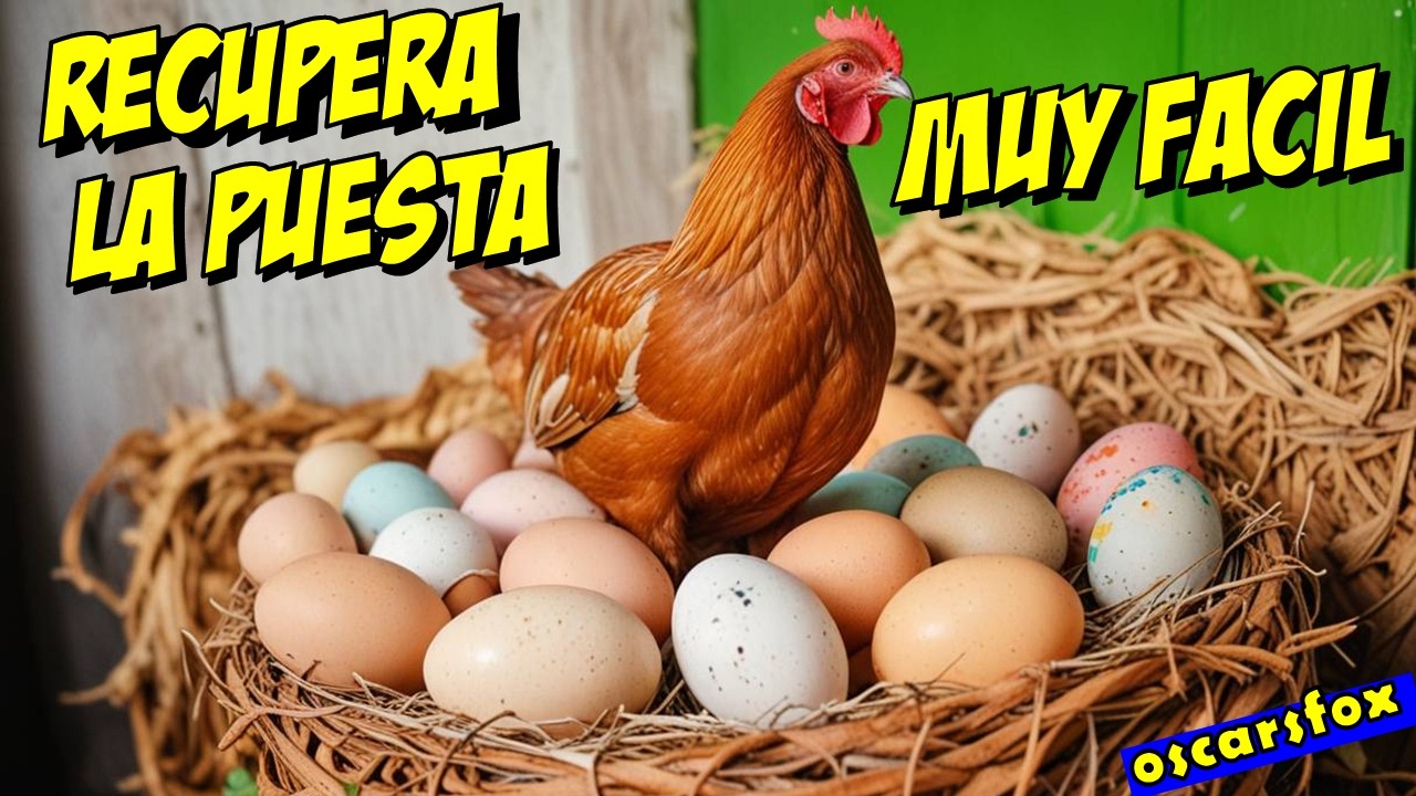 Las Gallinas Ya NO PONEN HUEVOS. ASÍ se SOLUCIONA postura de huevos