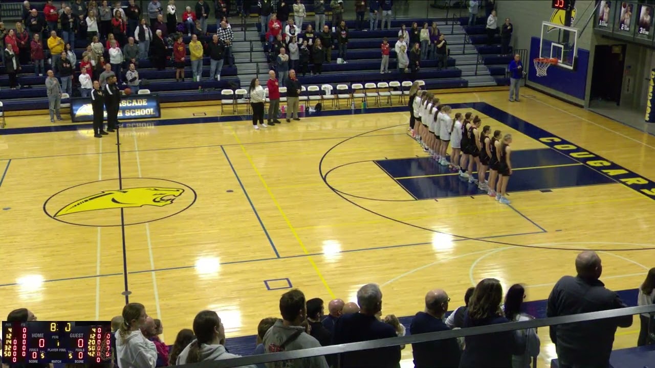 Cascade High School vs Monticello High School Girls' Varsity Basketball   Tactical