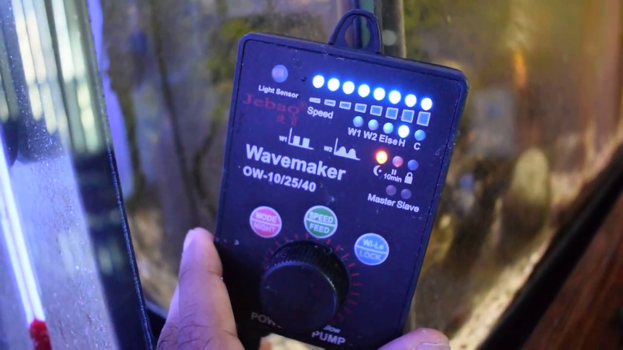 Jebao OW-25 Wavemaker Pump Review and Demo