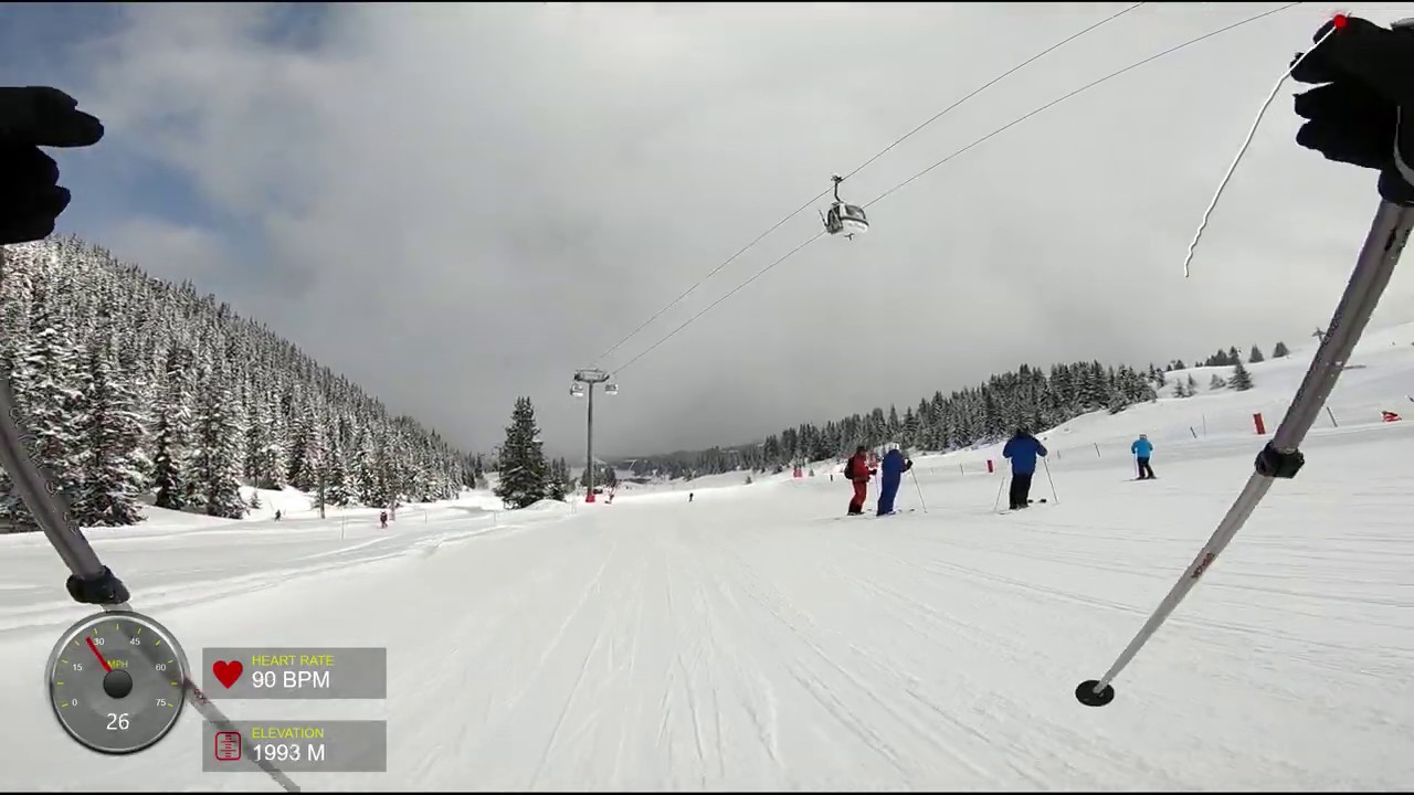 3Valleys Ski2020 - Top Speed 52mph