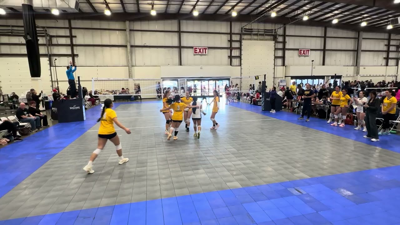 Golden Bears 16U vs BAVC Premier 2nd set. CA Kickoff Classic Day 3 2026