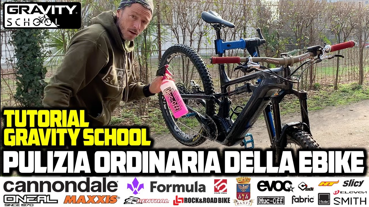 Tutorial Gravity School - Pulizia ordinaria della Ebike