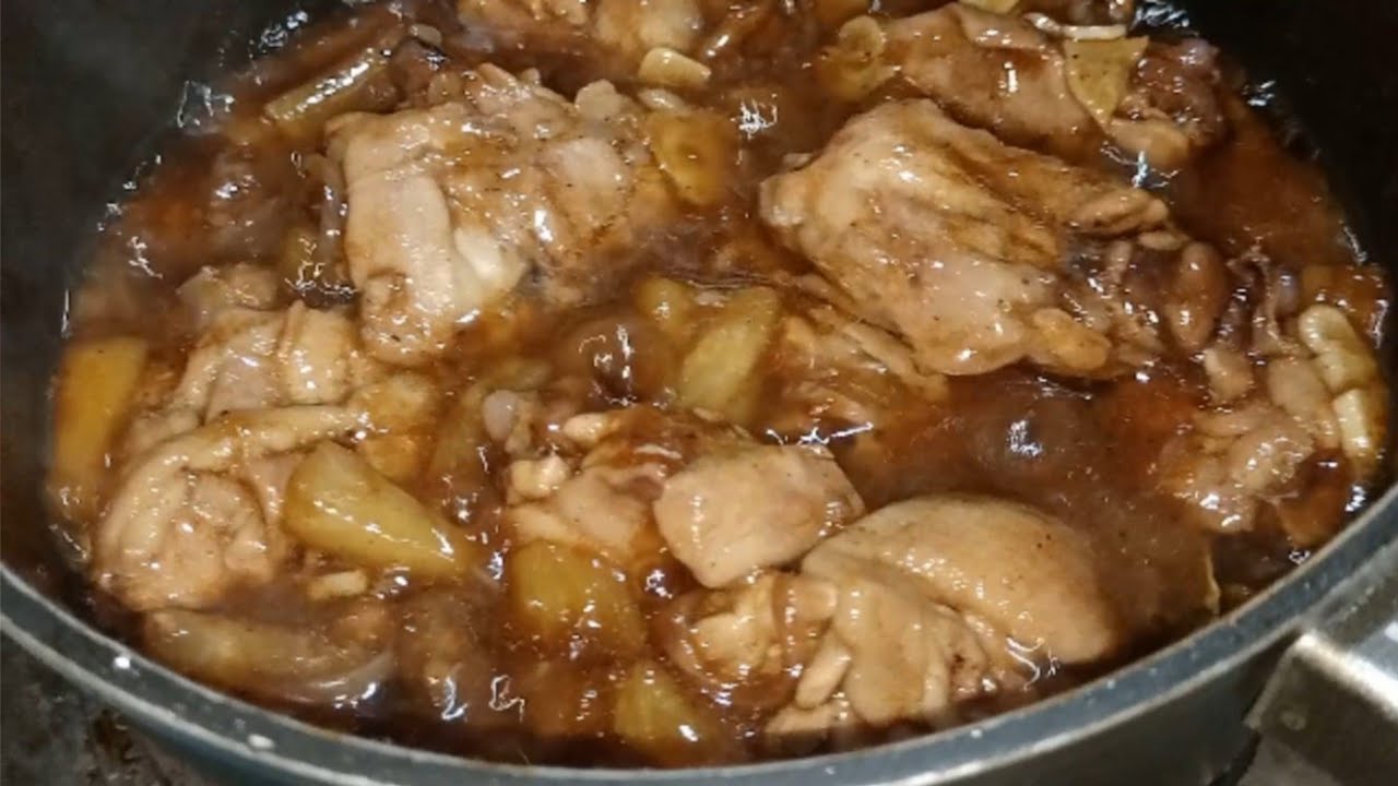 CHICKEN ADOBO WITH PINEAPPLE | SIMPLE RECIPE'S | HOMEMADE FOOD | #food #cooking