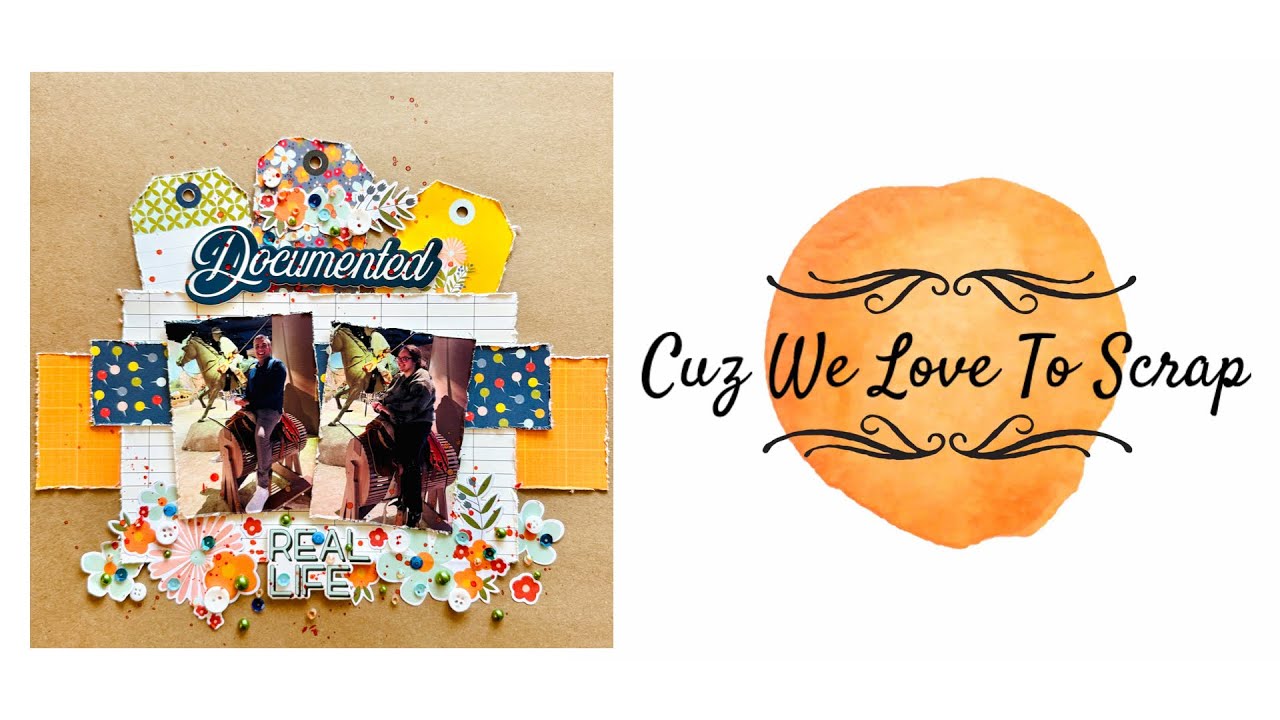 Documented 12x12 Scrapbooking Layout for an @ACherryOnTopCrafts challenge!