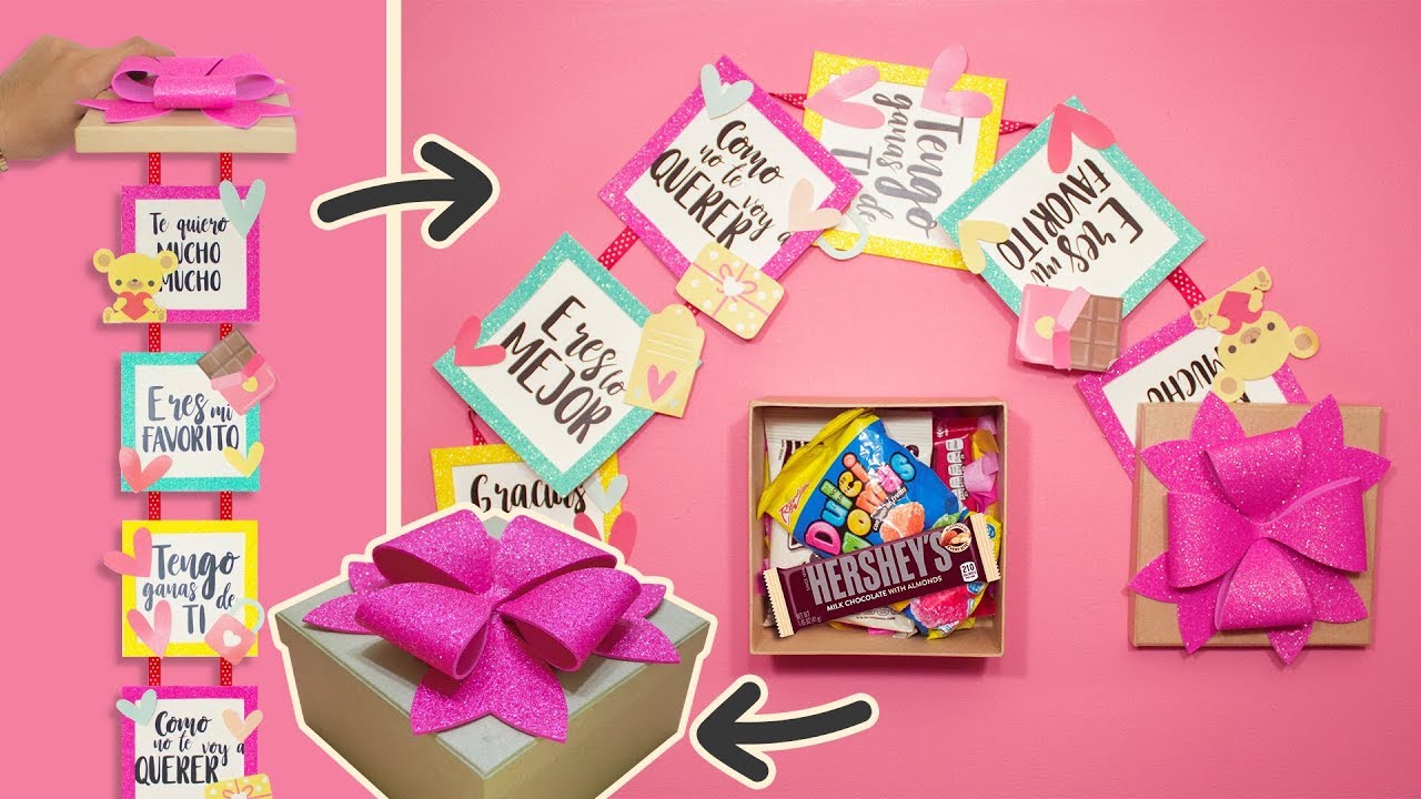 DIY: Caja INFINITA de MENSAJES DE AMOR - DÍA del AMOR y la AMISTAD