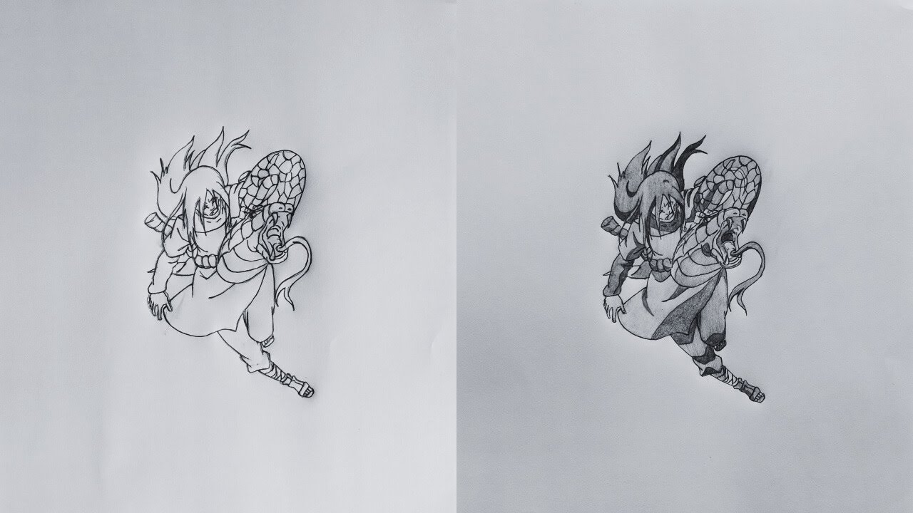 *Drawing Orochimaru Step-by-Step | Naruto Shippuden Villain Art Tutorial