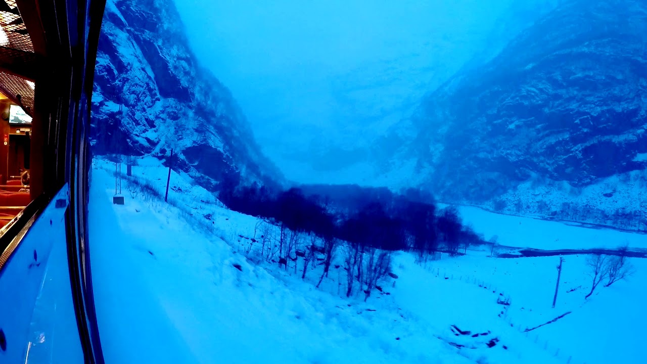Flåm Railway in Winter - Norway