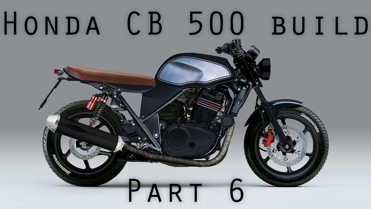 Honda CB 500 brat style cafe racer - Part6 - Assembly Continues