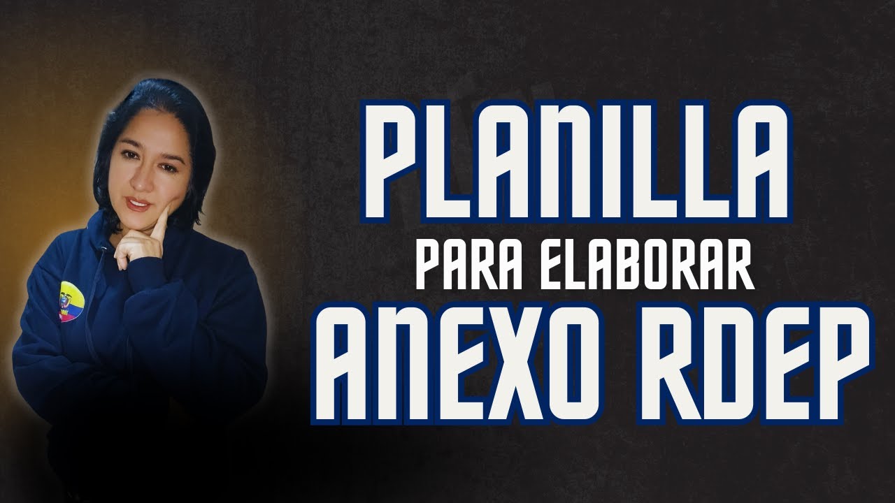 ¿Cómo sacar el consolidado de planillas del IESS en EXCEL para elaborar ANEXO RDEP?