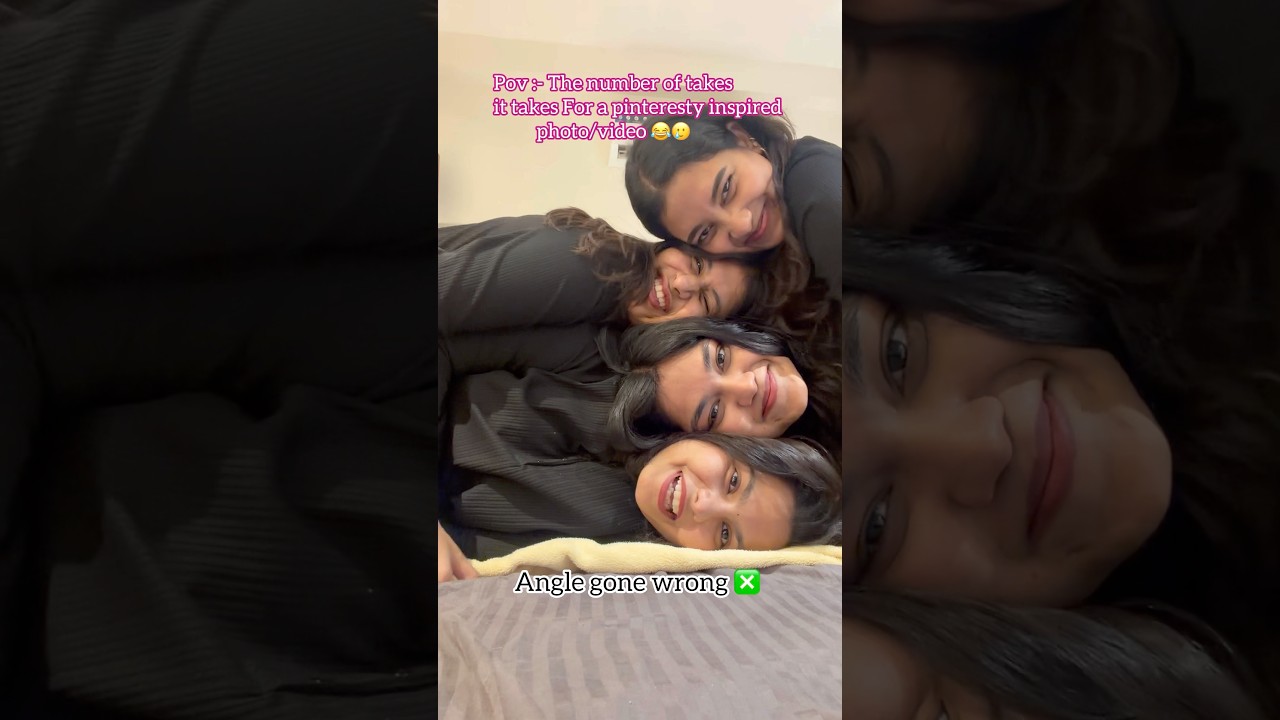 How exhaustive it is to take one perfect video 😒🤓 