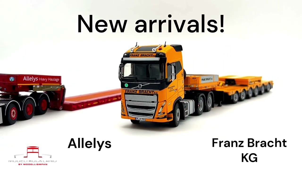 New arrivals of WSI truck models! episode 28 #modeltruckland #volvo #wsi #scania #daf