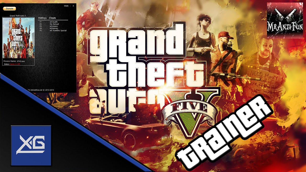 GTA V: PC Trainer Gameplay (Mrantifun)