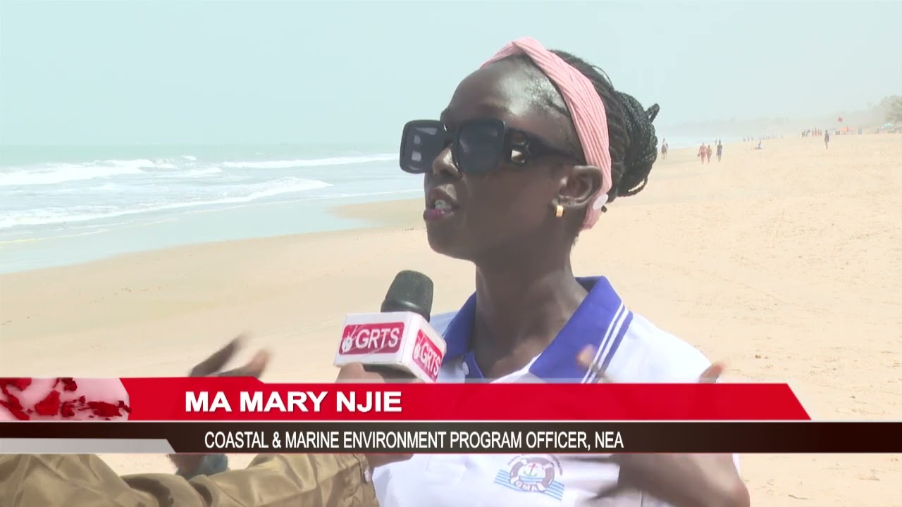 Gambia Maritime Administration and partners embark on a massive beach clean-up exercise.