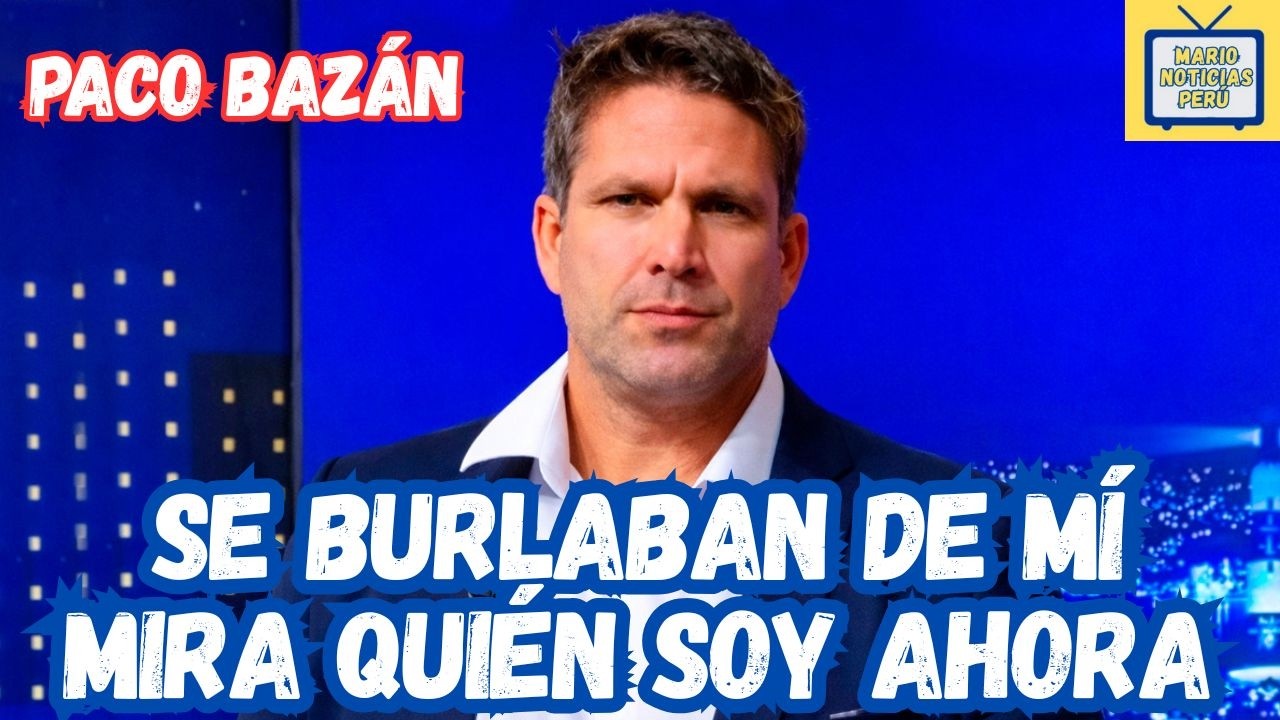 PACO BAZÁN LO CUENTA TODO Y AGRADECE A GISELA VALCÁRCEL
