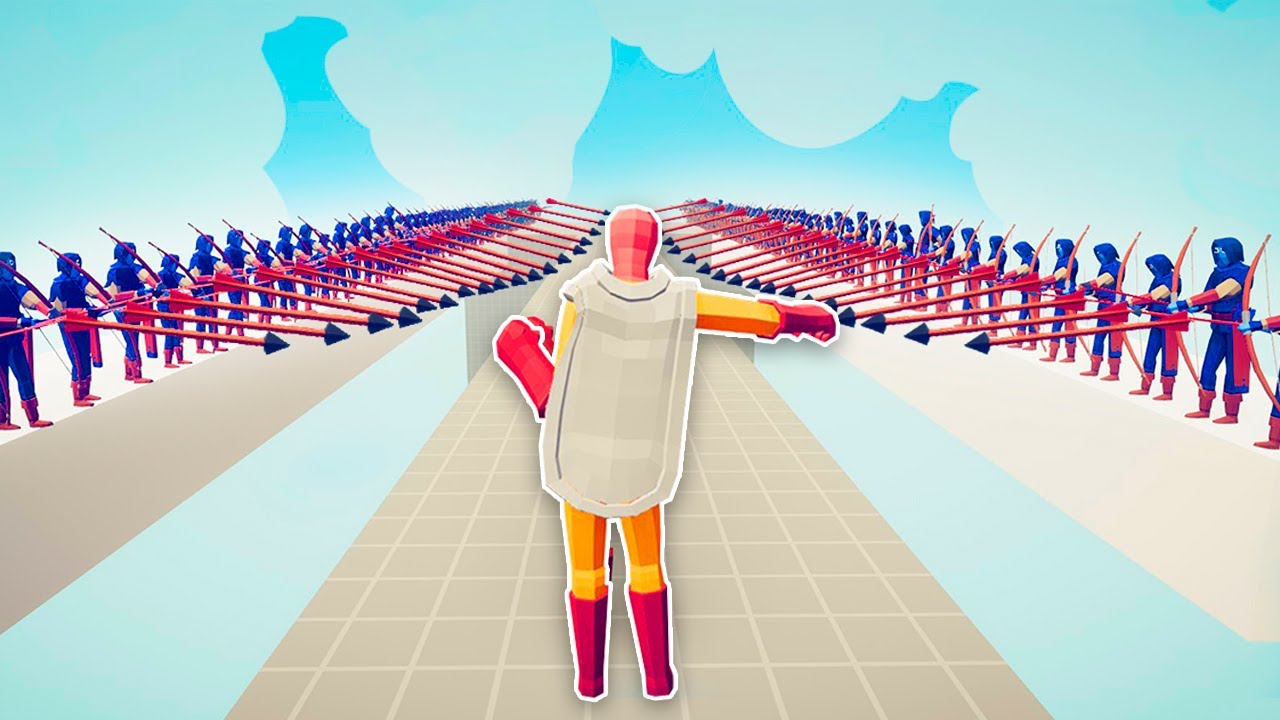 WHO CAN SURVIVE ARCHERS DEATHRUN? | TABS Totally Accurate Battle Simulator