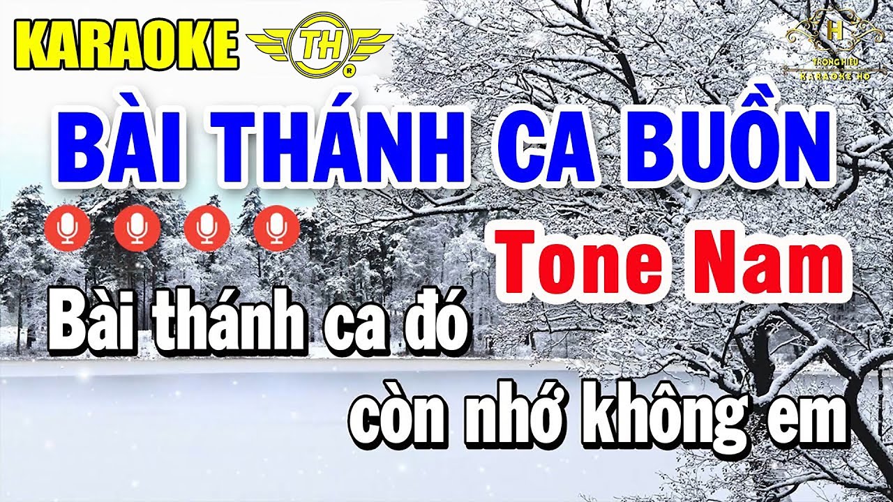 Bài Thánh Ca Buồn Karaoke Tone Nam ( C ) Nhạc Sống Âm Thanh Siêu Hay | Trọng Hiếu