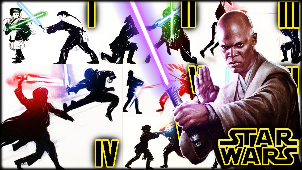 TOUTES LES FORMES DE COMBAT AU SABRE LASER (expliqu&eacute;es)! - Star Wars