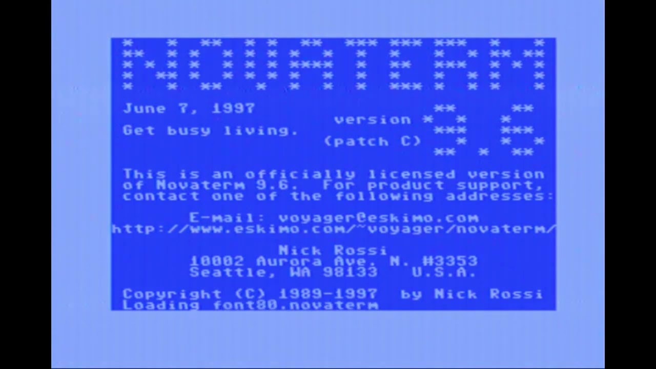 Commodore 64 connecting to dial-up modem