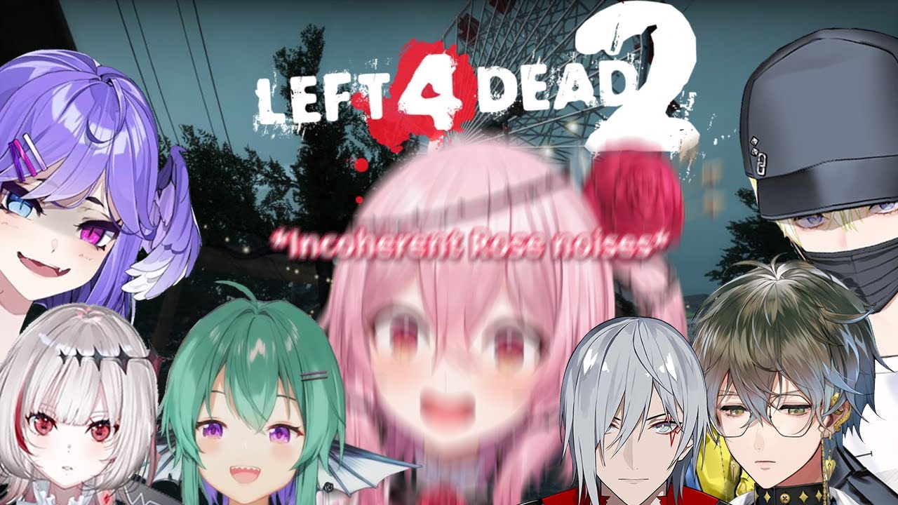 NIJIEN L4D2 Collab but it's mostly just Rosemi freaking it【NIJISANJI EN】