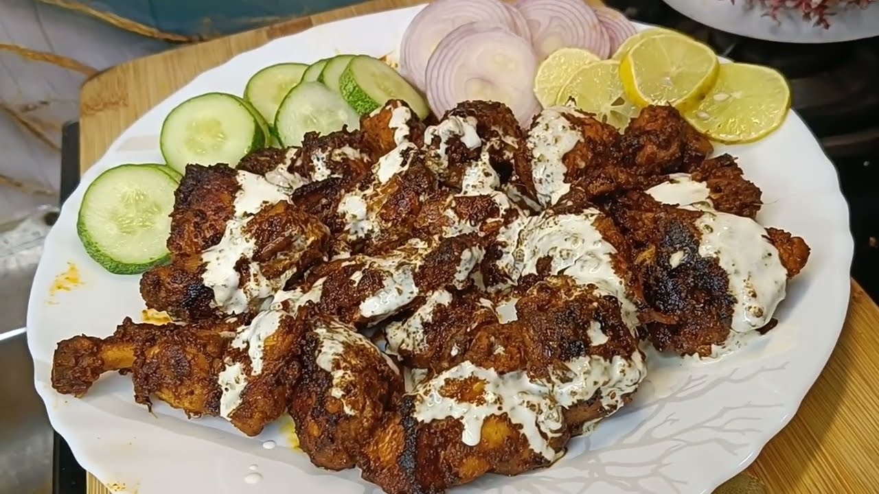 Tandoori Chicken Masala | Dhaba Style Tandoori Chicken Recipe | Laziz Lamhe