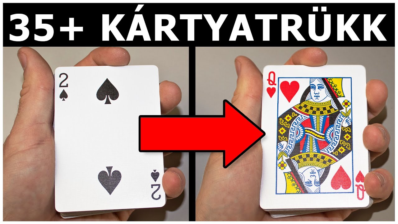 Tanulj Meg 35+ Kártyatrükköt INGYEN | Kártyatrükkök Magyarázattal Kezdőknek